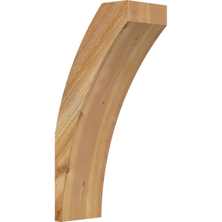 6"W x 10"D x 22"H Thorton Rough Sawn Knee Brace, Western Red Cedar
